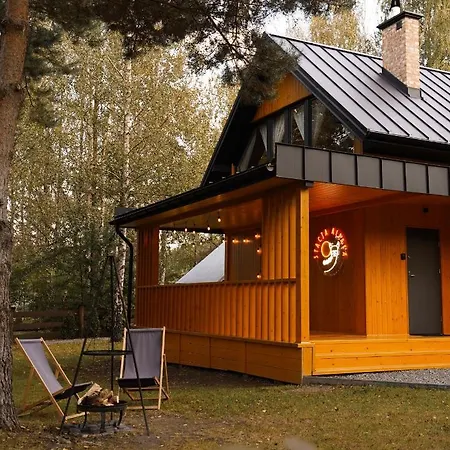 Stacja Alpaka Maly Domek Z Balia Nad Zalewem Chancza Rakow  Exterior photo